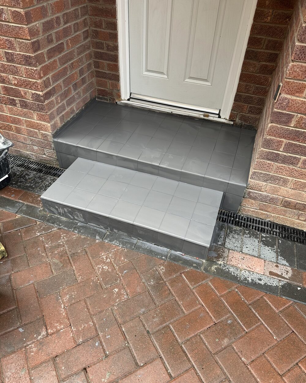 Front steps after the work