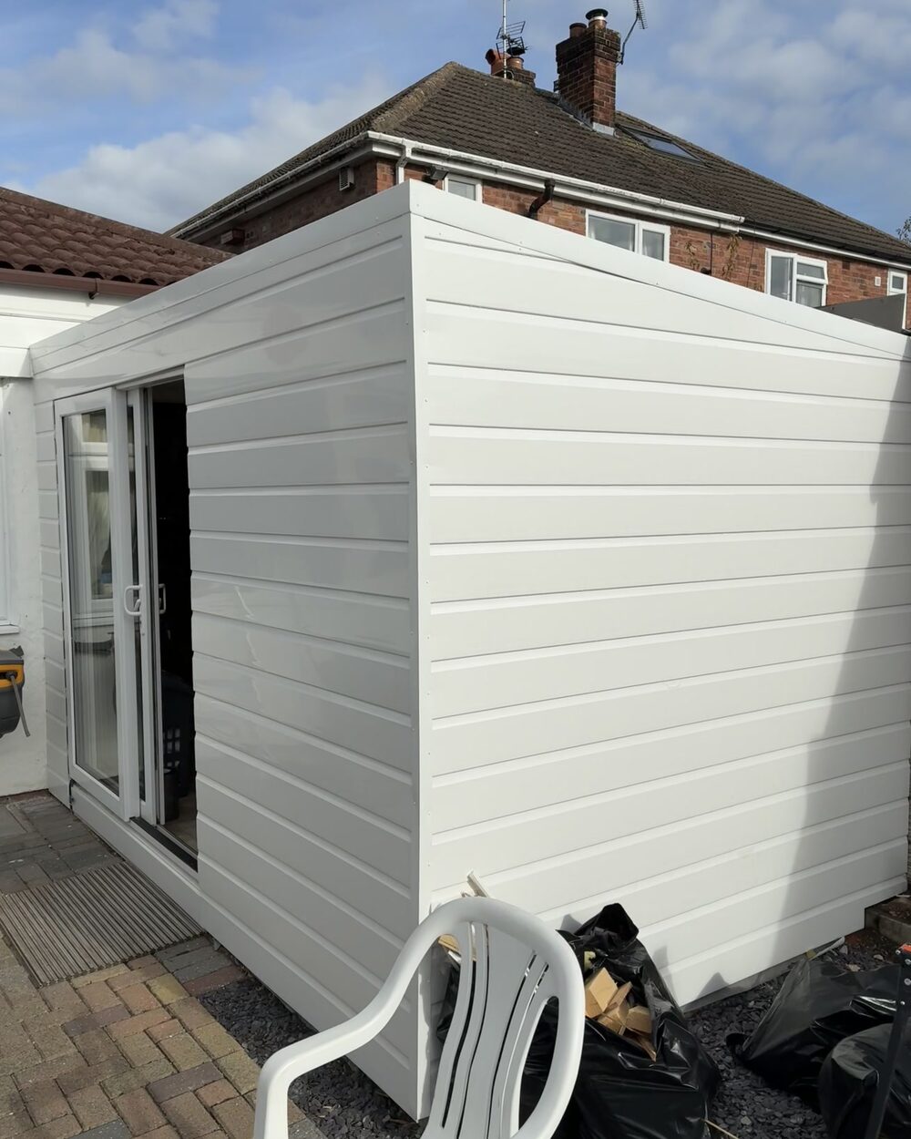 Garden room after the work