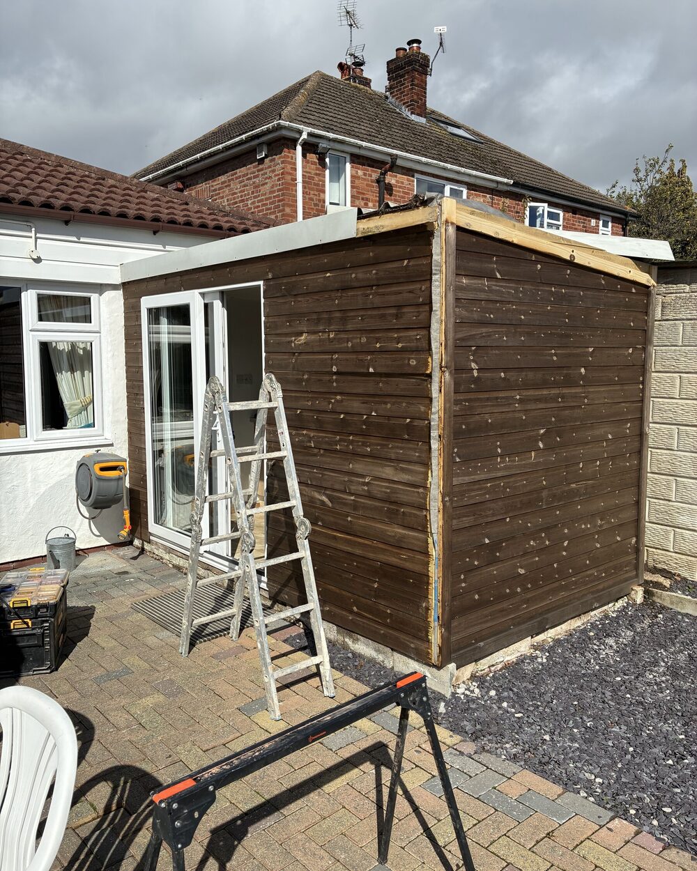 Garden room before the work